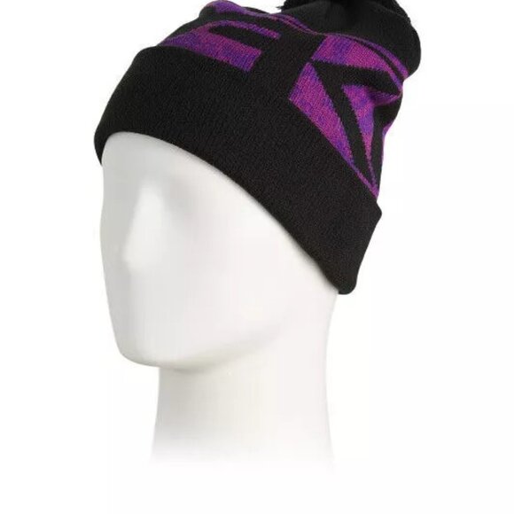 Oakley Adult Pom Beanie Wanderlust Blackout Snowboarding Ski Winter Snowboard - Picture 2 of 3